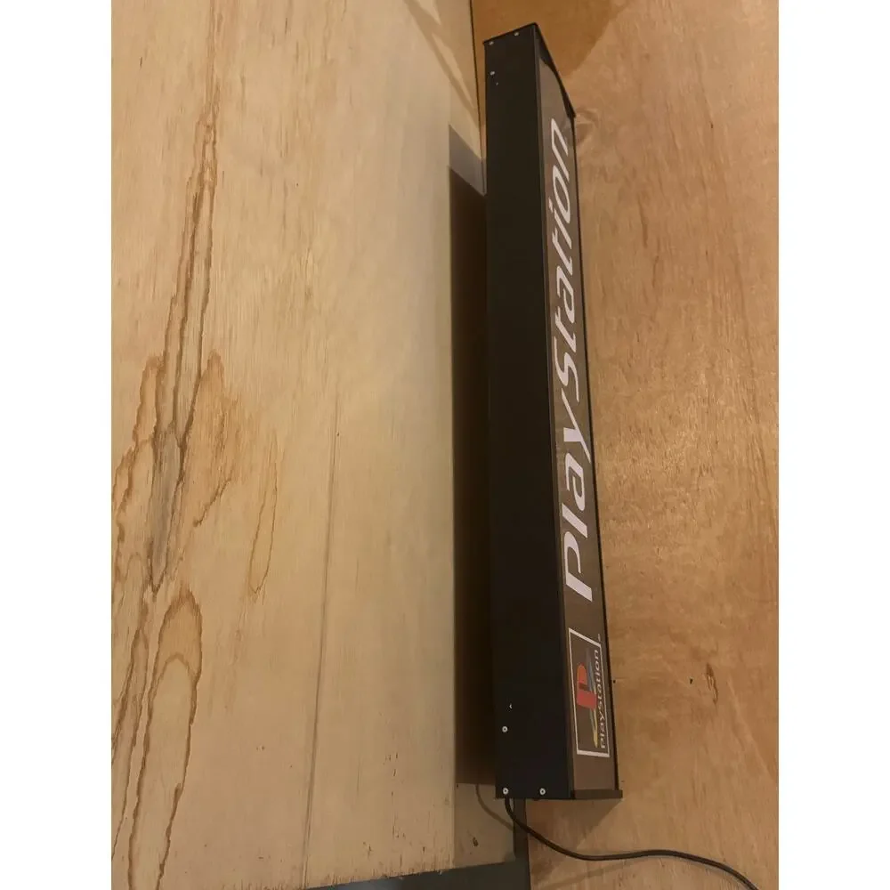 PlayStation Retail Lighted Sign – FuncoLand (2000, 48”) Authentic display RARE